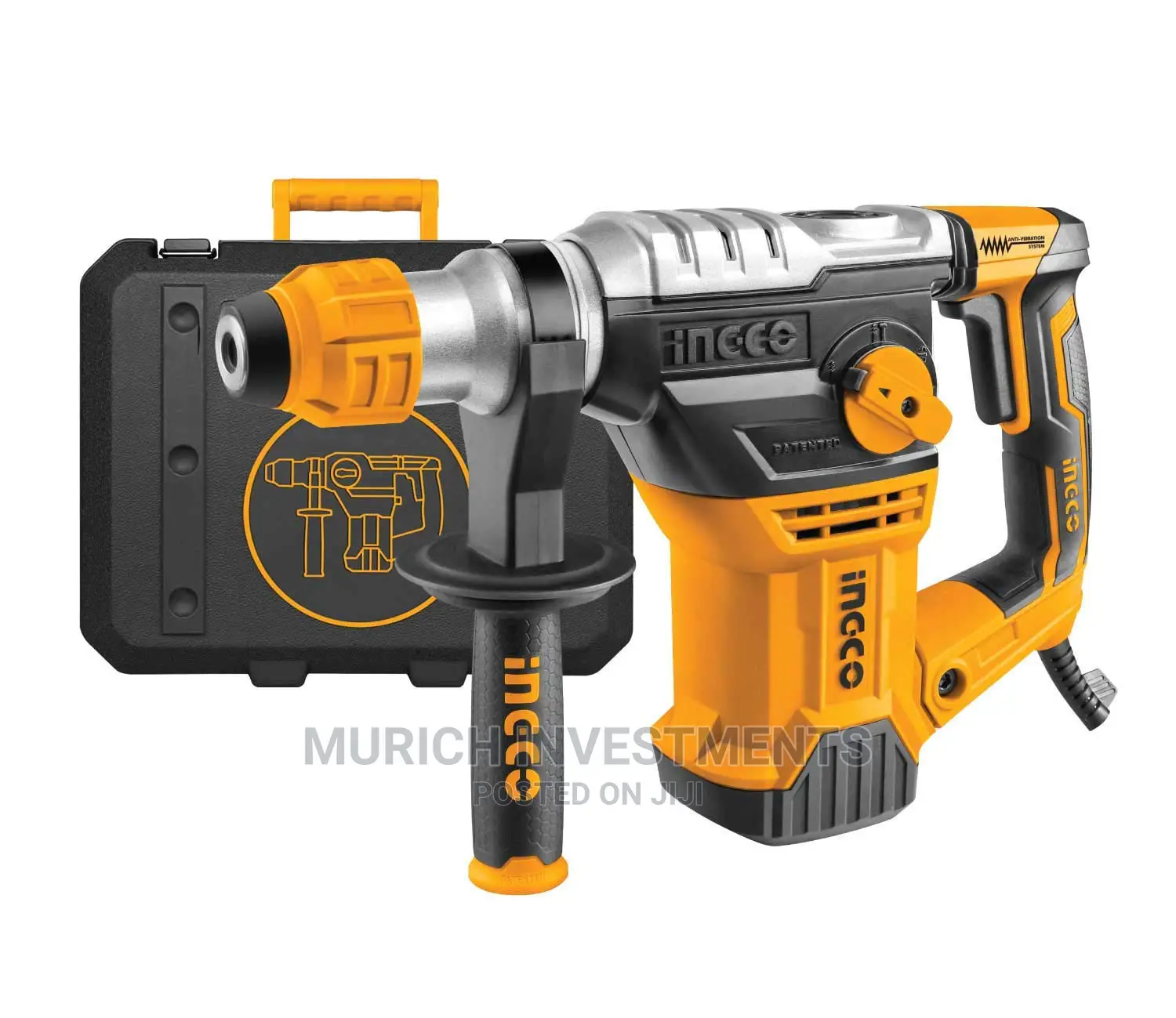 Industrial 4 in 1 32mm Rotary Hammer 1500w
