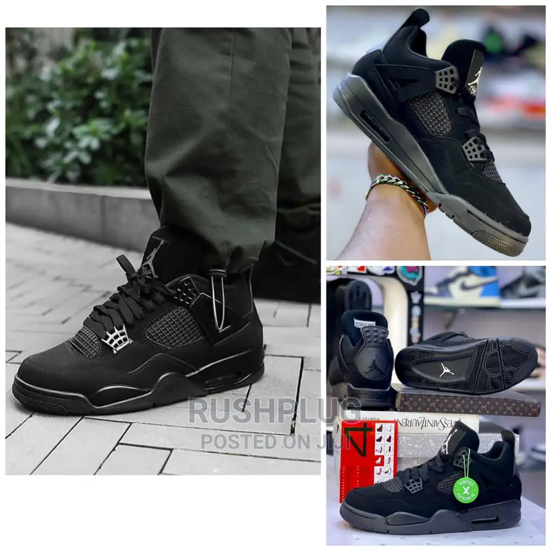 AIR JORDAN IV Retro ‘ Black Cat ‘*