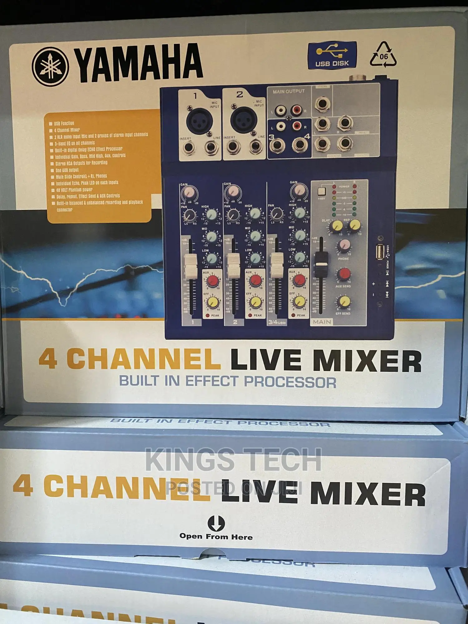 Yamaha 4channel Mixer