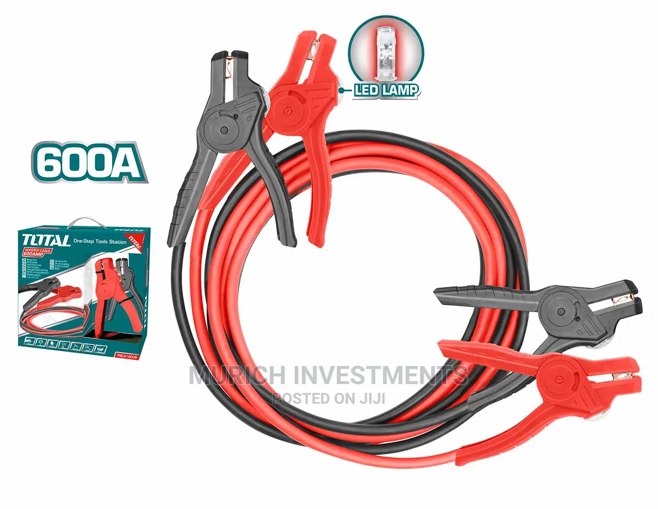 Total Booster Cable With Lamp