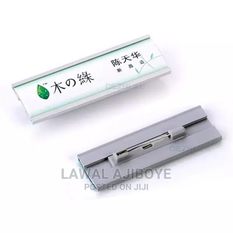 Arc Shape Pin/Magnetic Style Office Name Holder Tag,10pc