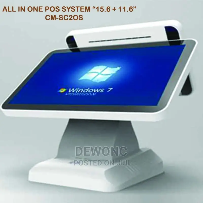 Pos System Machine Double Screen 15.6+11.6 Inbuilt Wifi