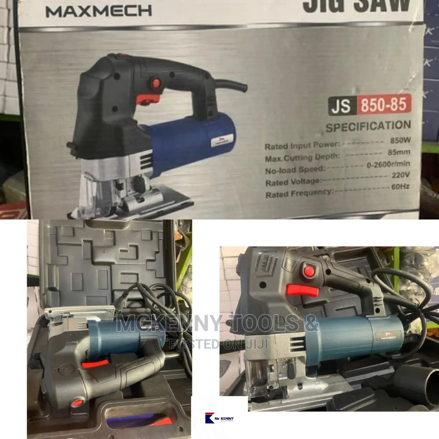 Maxmech Heavy Duty Jig Saw With 5 Extra Blades