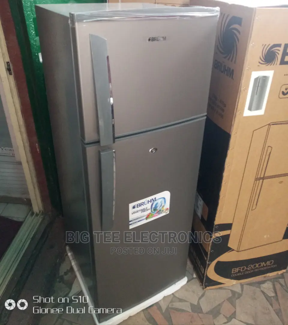 BRUHM Fridge and Freezer 200L