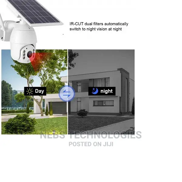 Solar IP PTZ Cctv 4G Camera 1080p Indoor/Outdoor