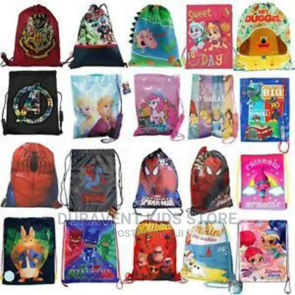 Kids Drawstring Character Party Bag/Dozen
