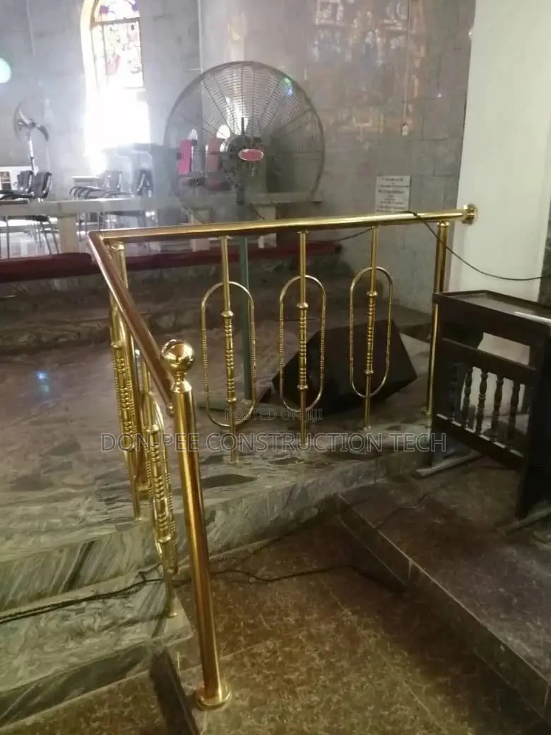 Sus 304 Golden Handrail