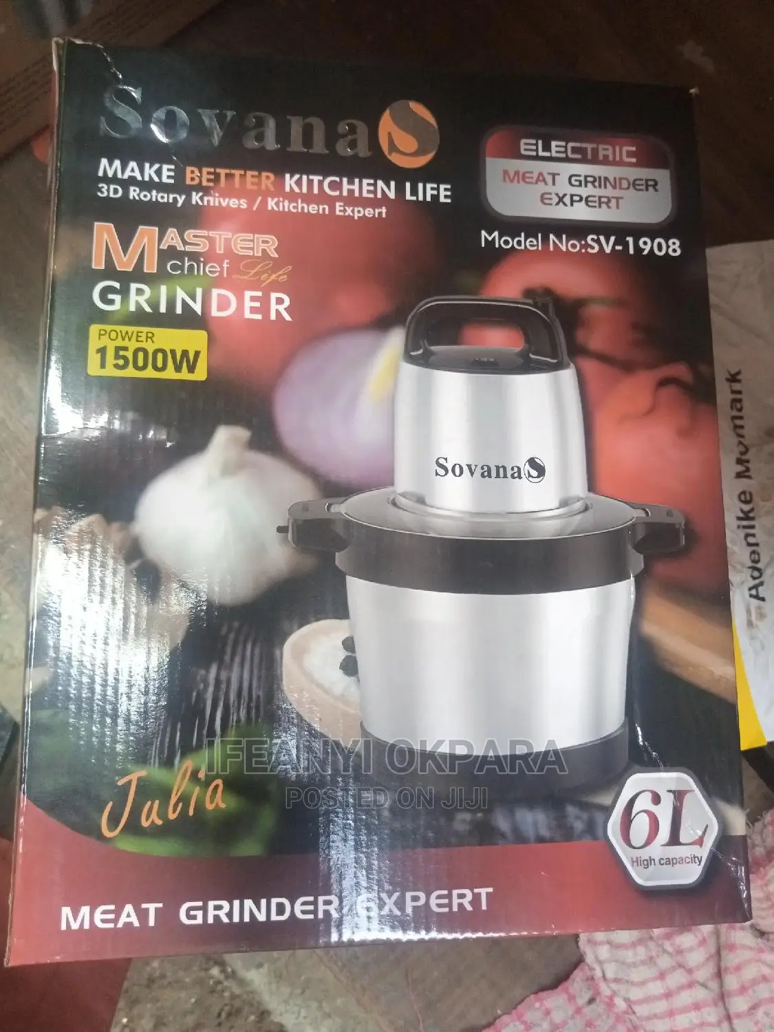 Meat and Yam Grinder