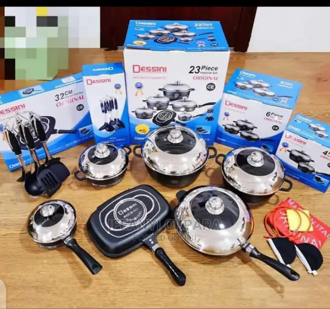 DESSINI 23 Pic Nonstick Pot and Grill