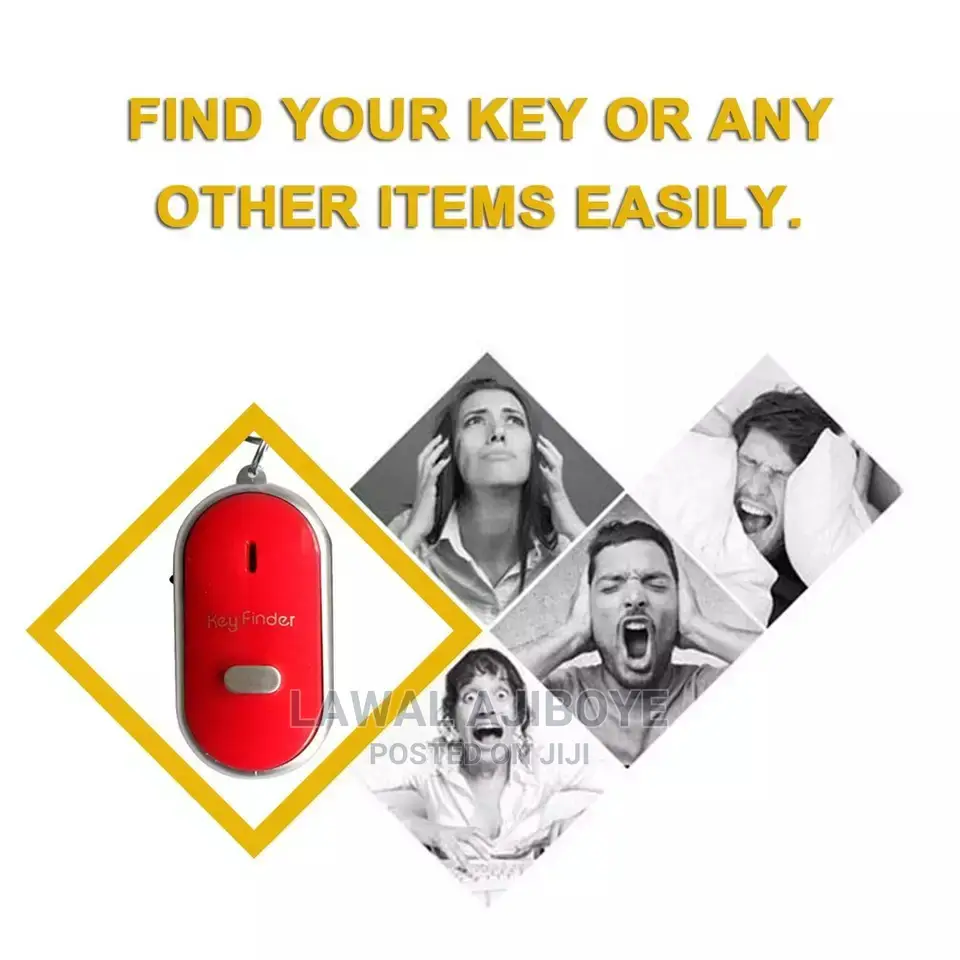 LED Whistle Key Finder Flashing Beeping Sound Control Alarm