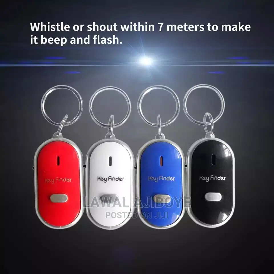LED Whistle Key Finder Flashing Beeping Sound Control Alarm