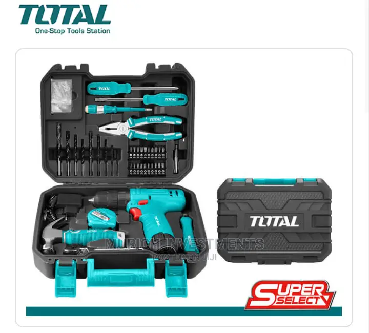 TOTAL 81PCS TOOLS SET Li-ion 12V / 1.5ah / 20nm