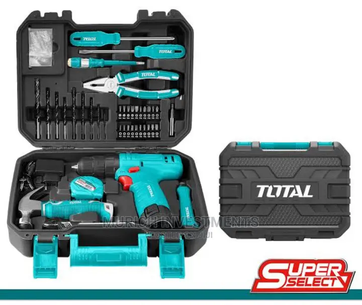 TOTAL 81PCS TOOLS SET Li-ion 12V / 1.5ah / 20nm