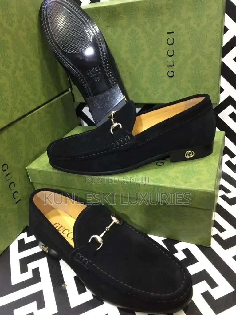 Original Gucci Loafers Leather Shoe