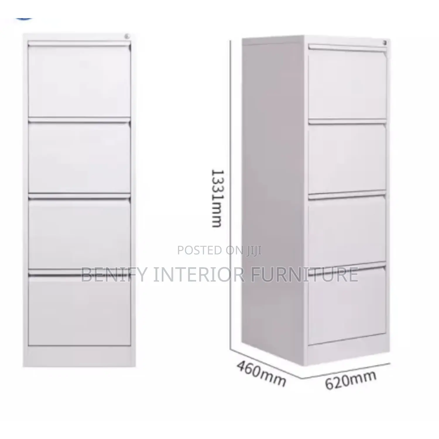 Metal 4 Drawer Filling Cabinet for Office Storage