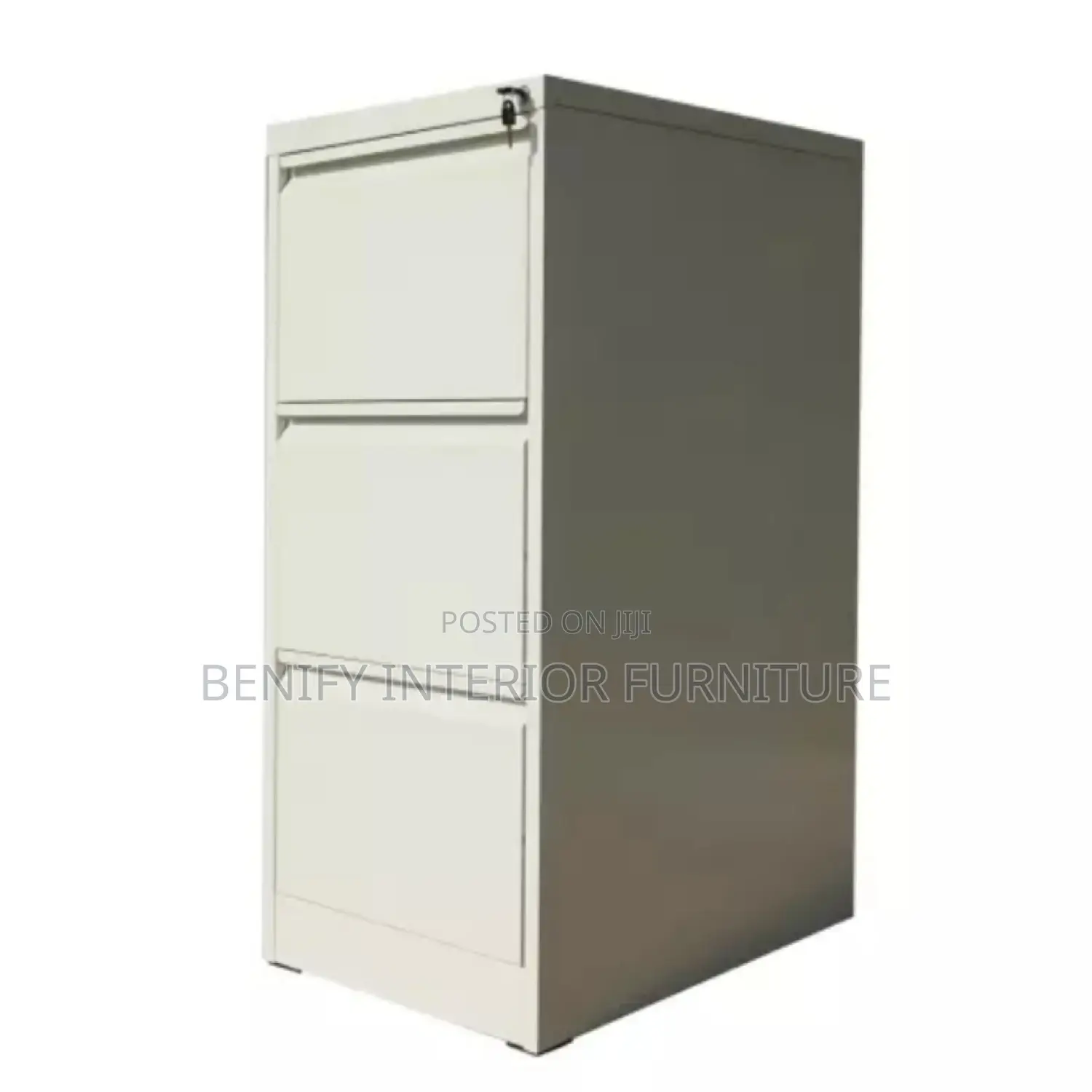 Metal 3 Drawers Filing Cabinet for Office