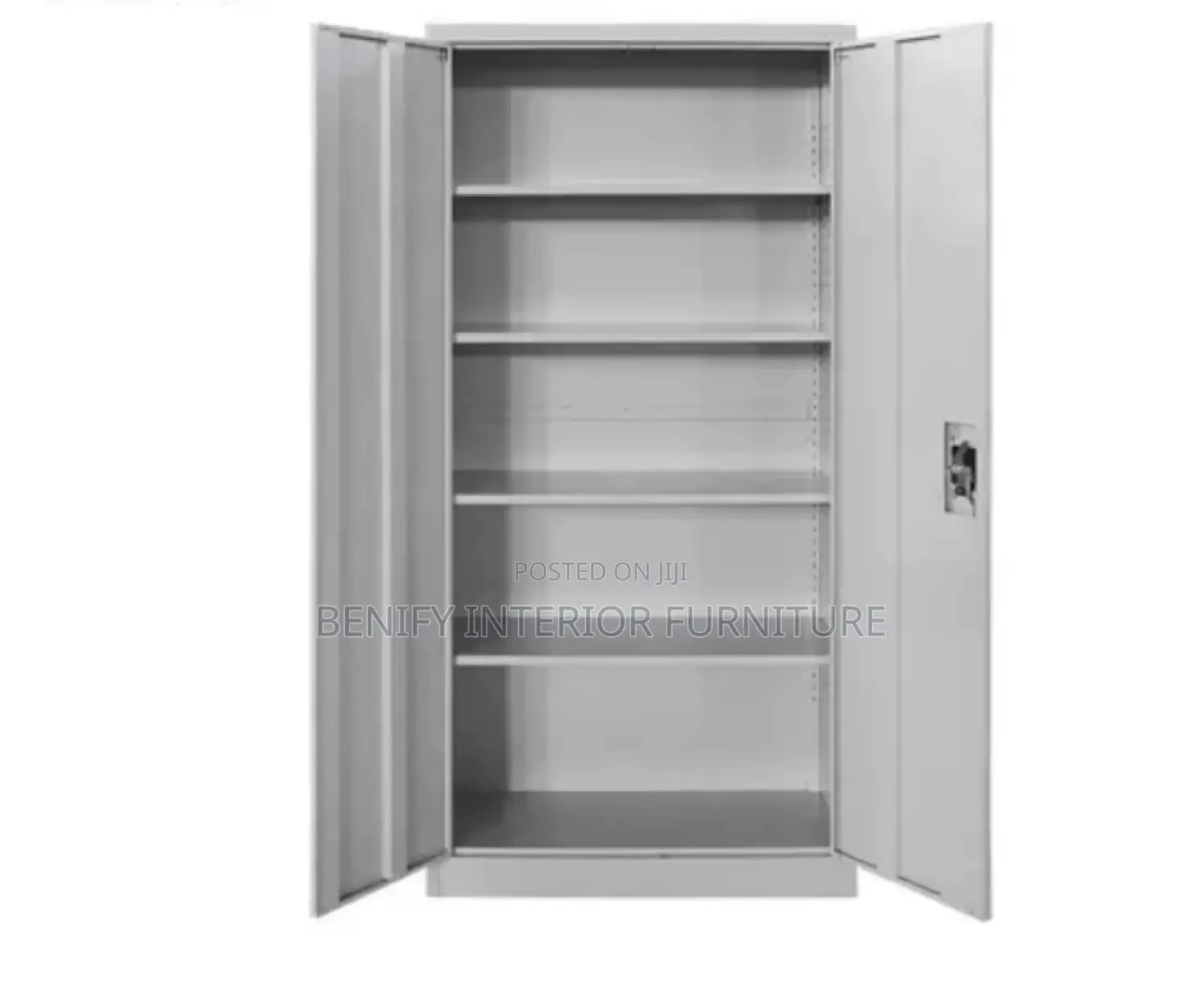 Full Height Metal Storage Cabinet Bookshelf