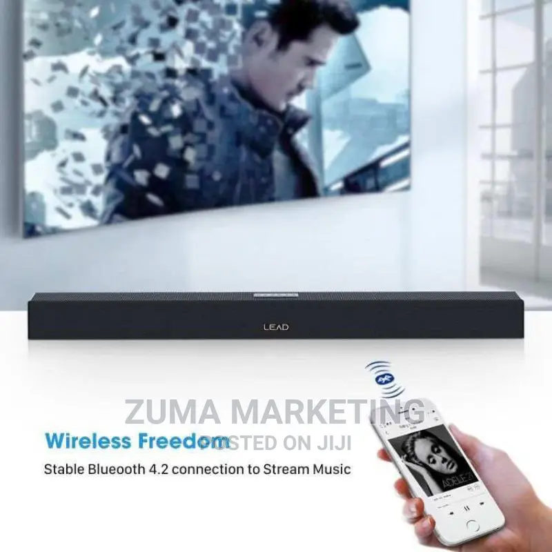 Soundbar With Craftsman-Processed Bass Wireless Subwoofer