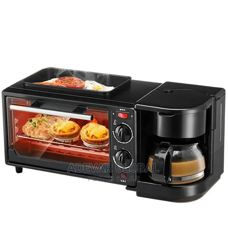 Sokany 3 in 1 Breakfast Oven Grill Coffee Maker