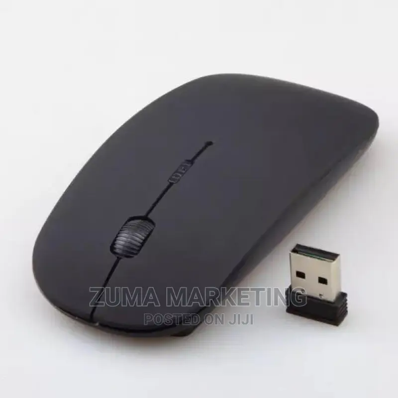 Rechargeable Wireless Mouse, Metal 2.4G Silent Clic