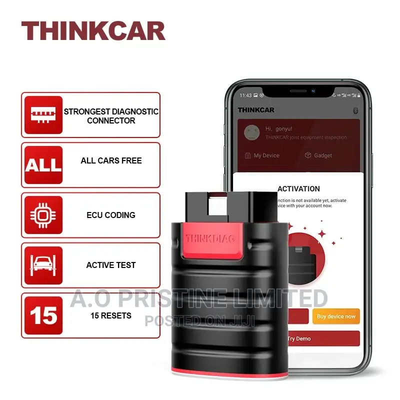 Thinkdiag Full Car Scanner With 1, 2, 3 5 Years Activation