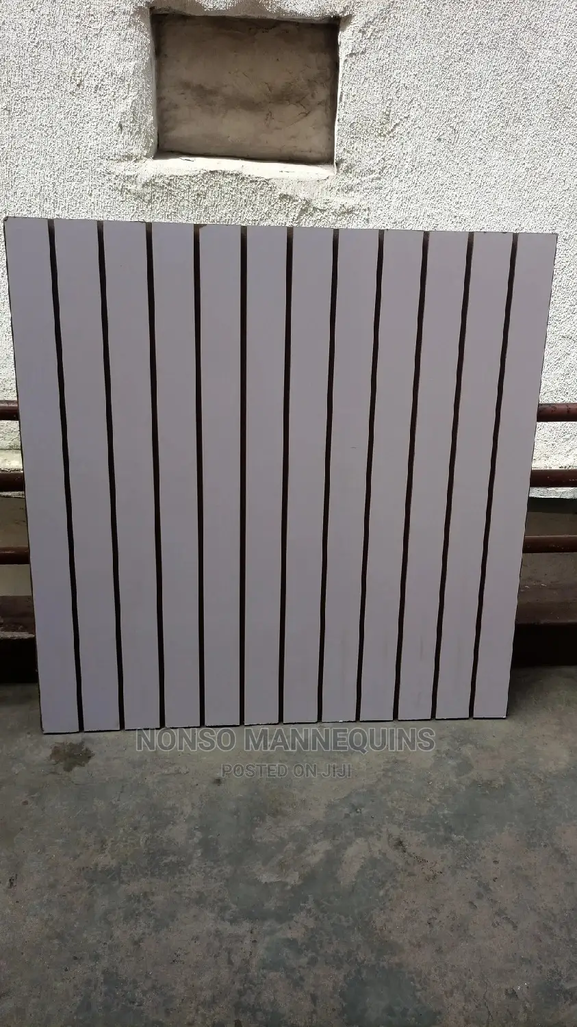 White Mdf Slat Wall Display Boardss
