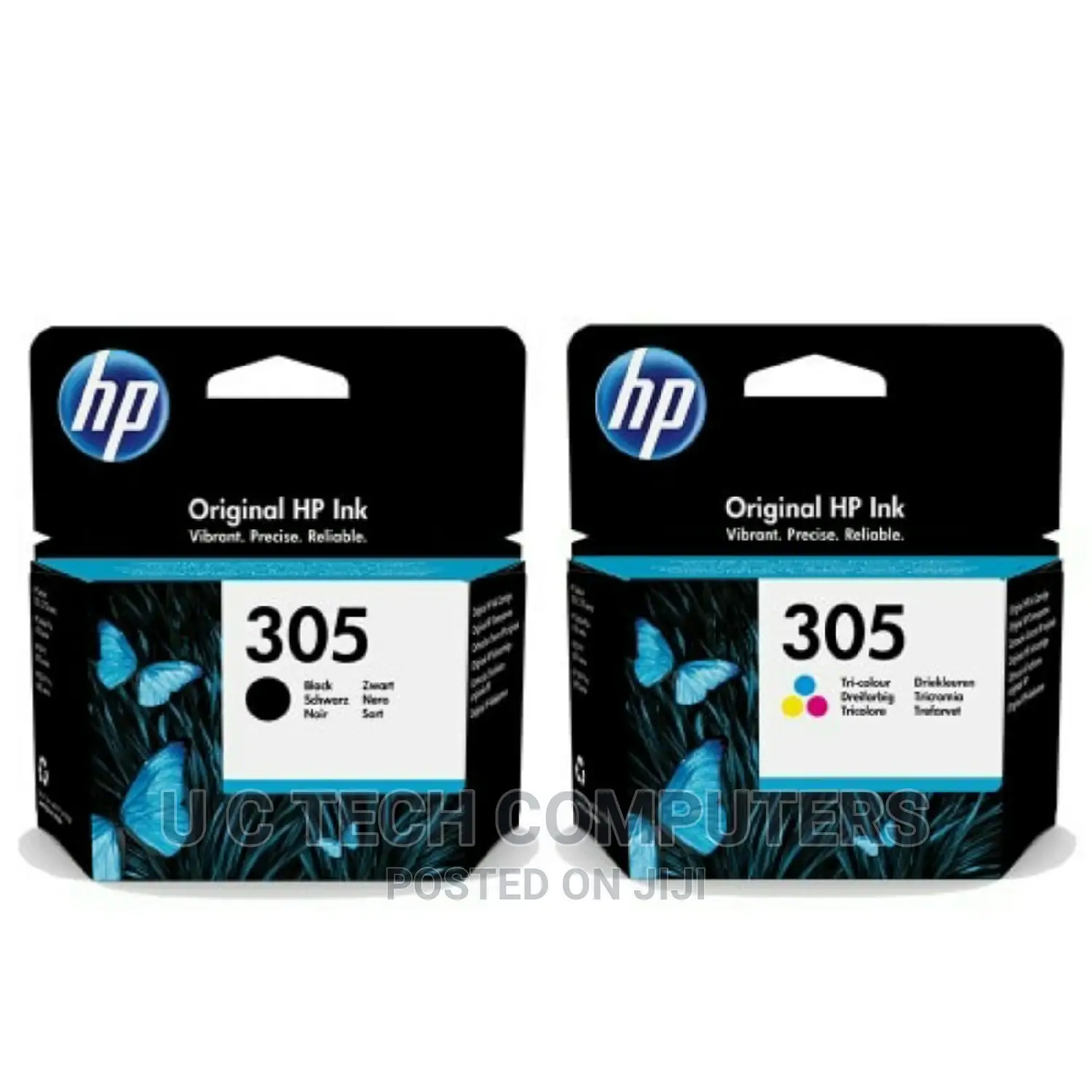 305 Genuine Black Tri-Colour Ink Cartridge