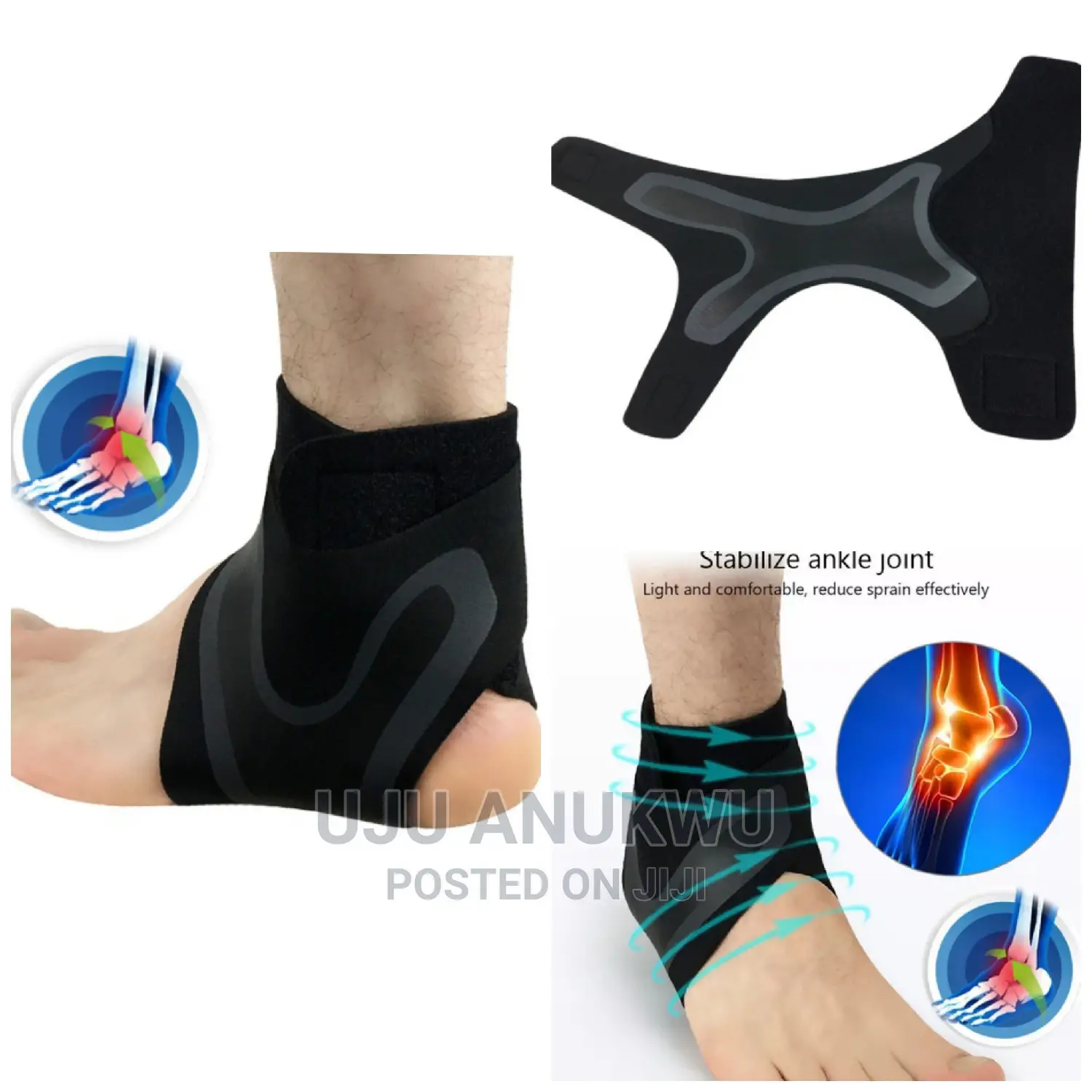 Ankle Support/Brace/Guard For Splint And Sprain