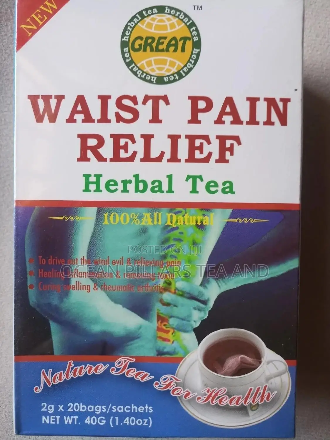 Waist Pain Relief Herbal Tea