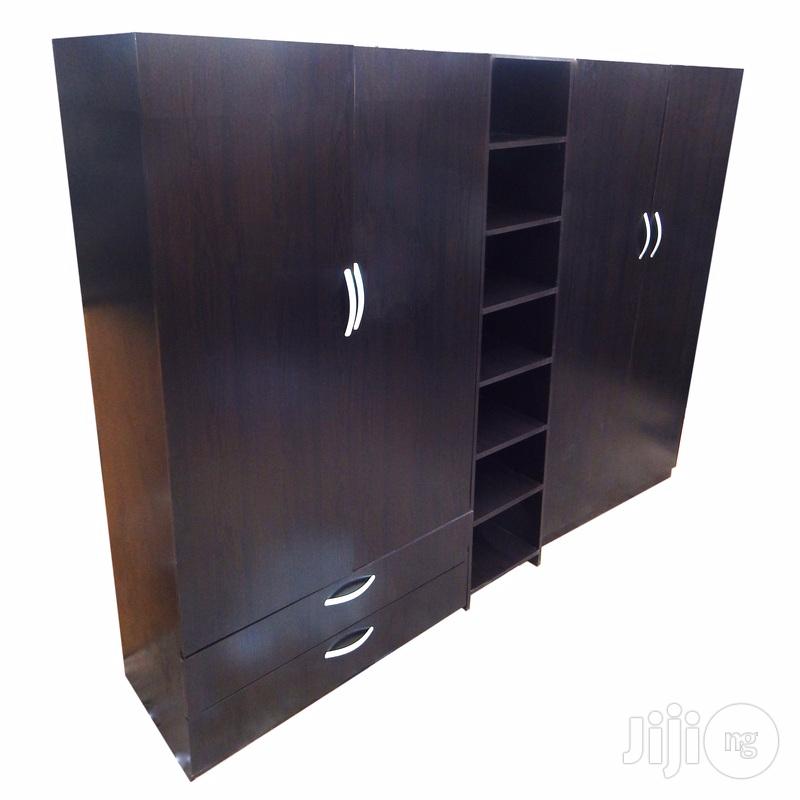 4 Door Wardrobe With Shoe Rack and Drawers