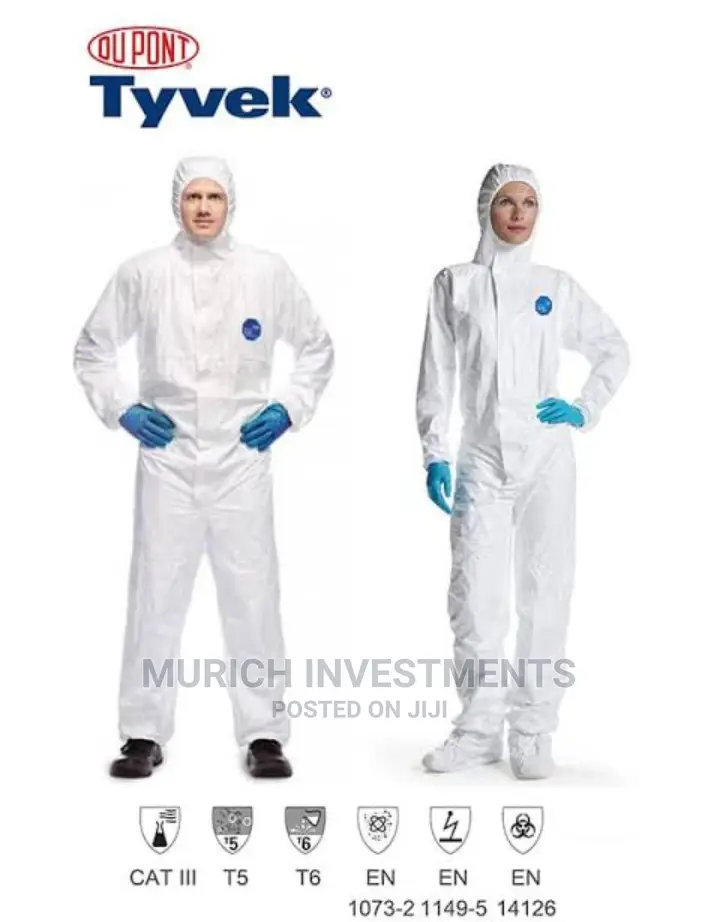 Coverall Disposable Tyvek Classic Xpert Hooded White