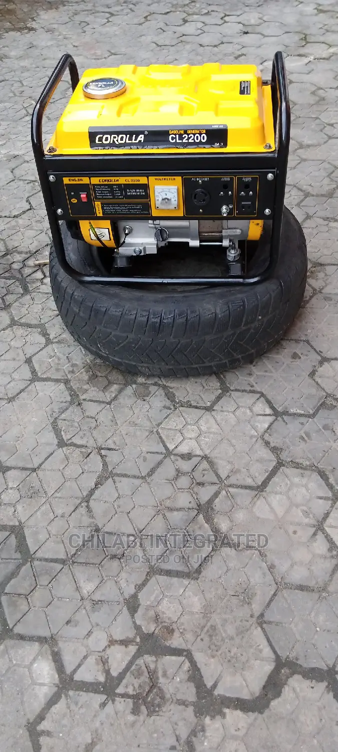 4 Months Old 1.5kva Corolla Cl2200 Medium Size Gen + Receipt