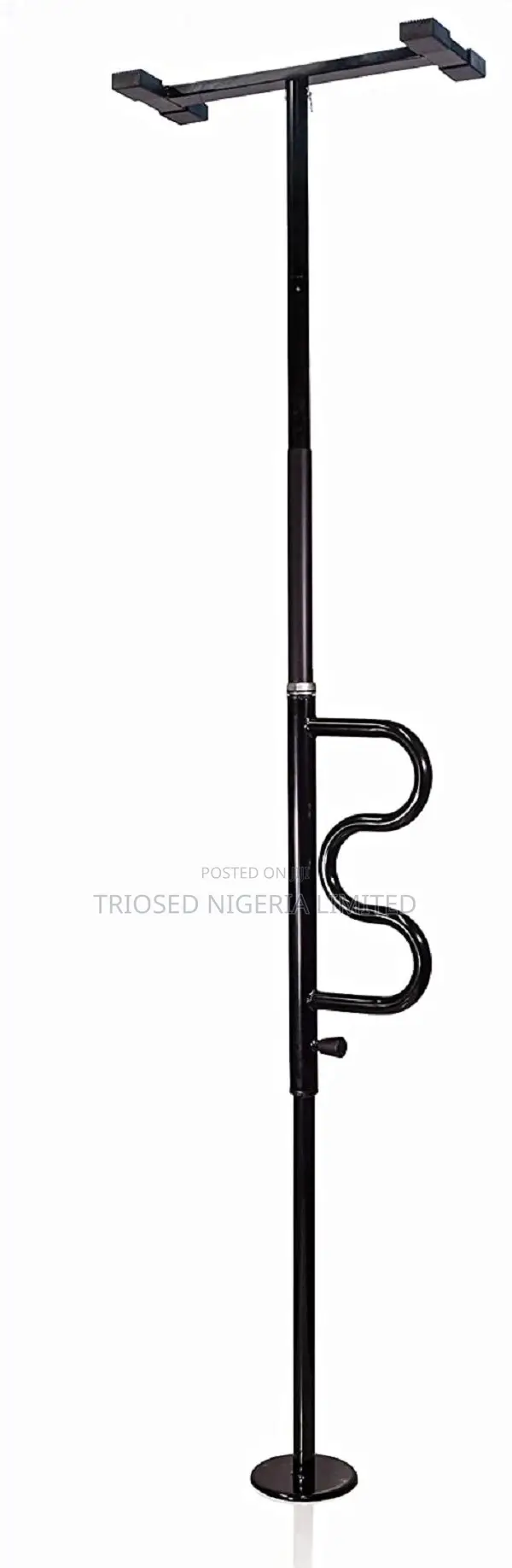 Stander Security Pole and Curve Grab Bar