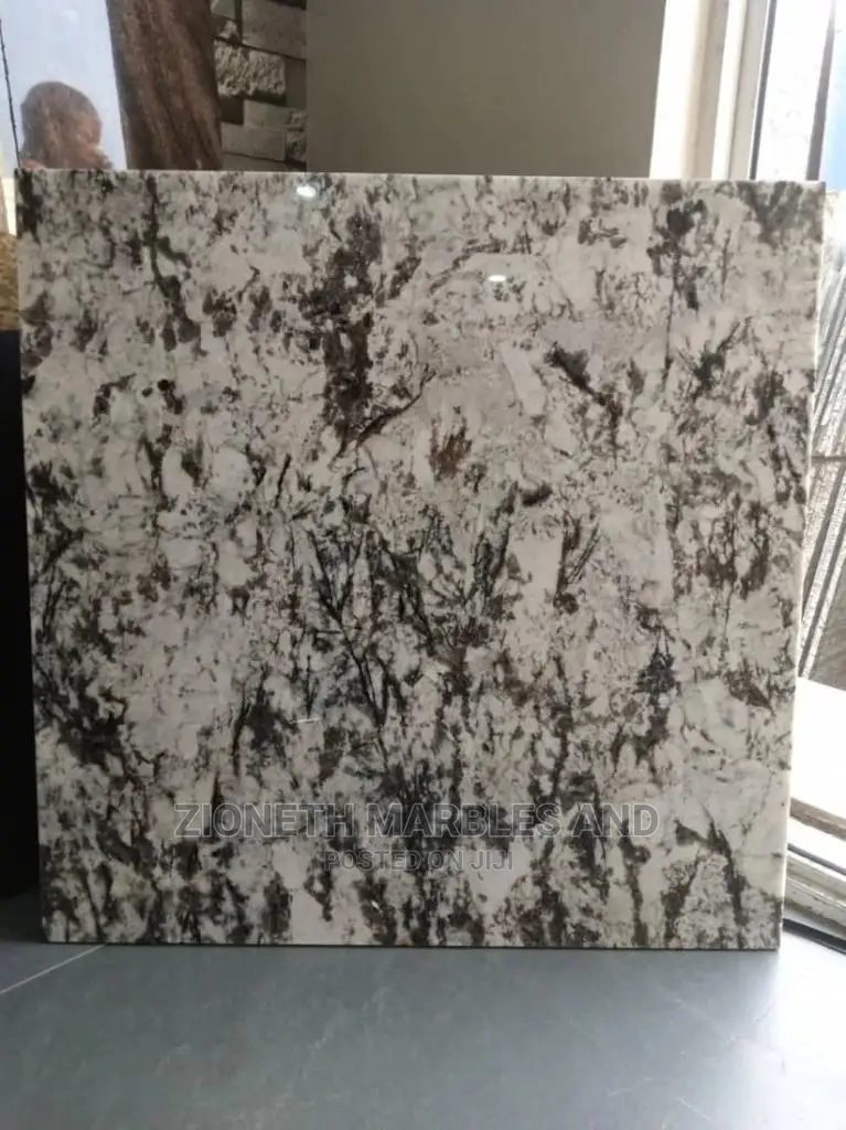 Indian Alaska White 90x90 2cm Thickness Marble Floor Tiles