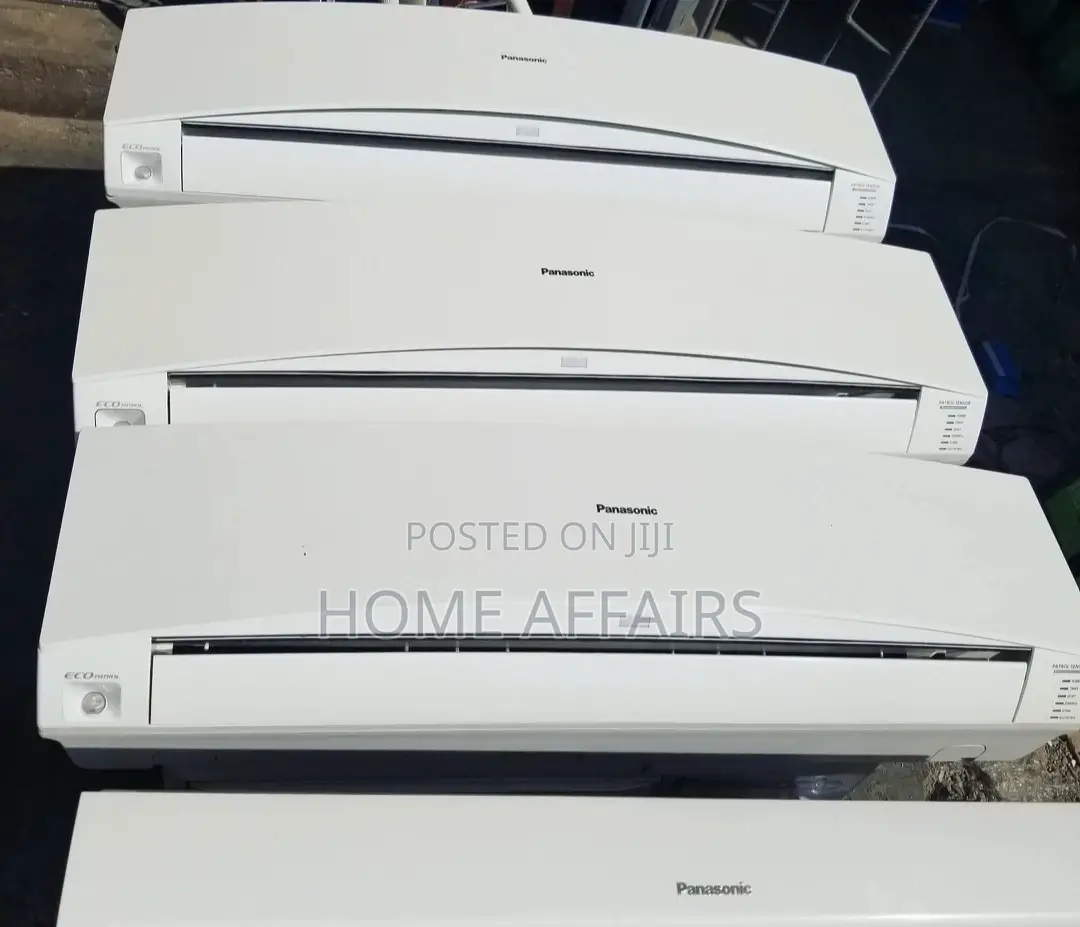 White Panasonic 1.5hp 1hp Air Conditioner Low Voltage