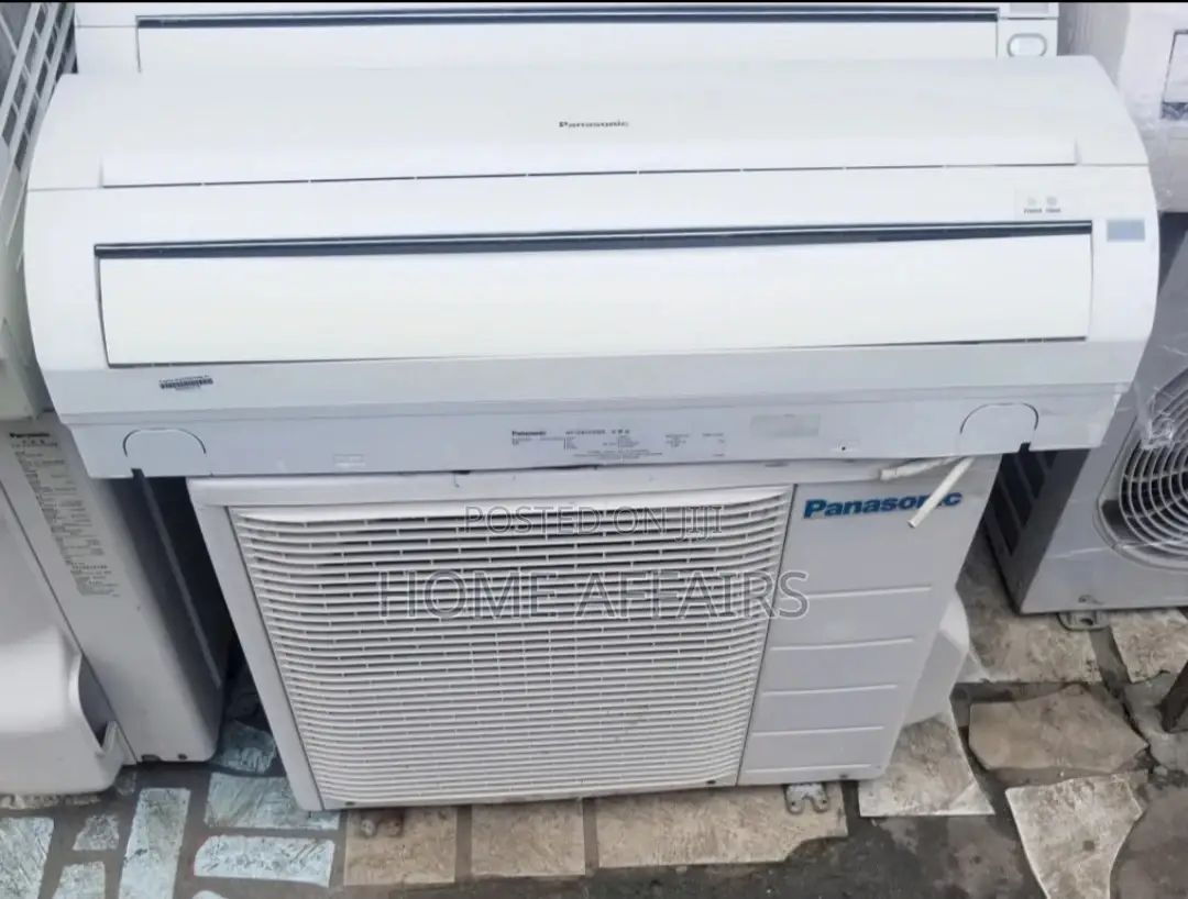 White Panasonic 1.5hp 1hp Air Conditioner Low Voltage