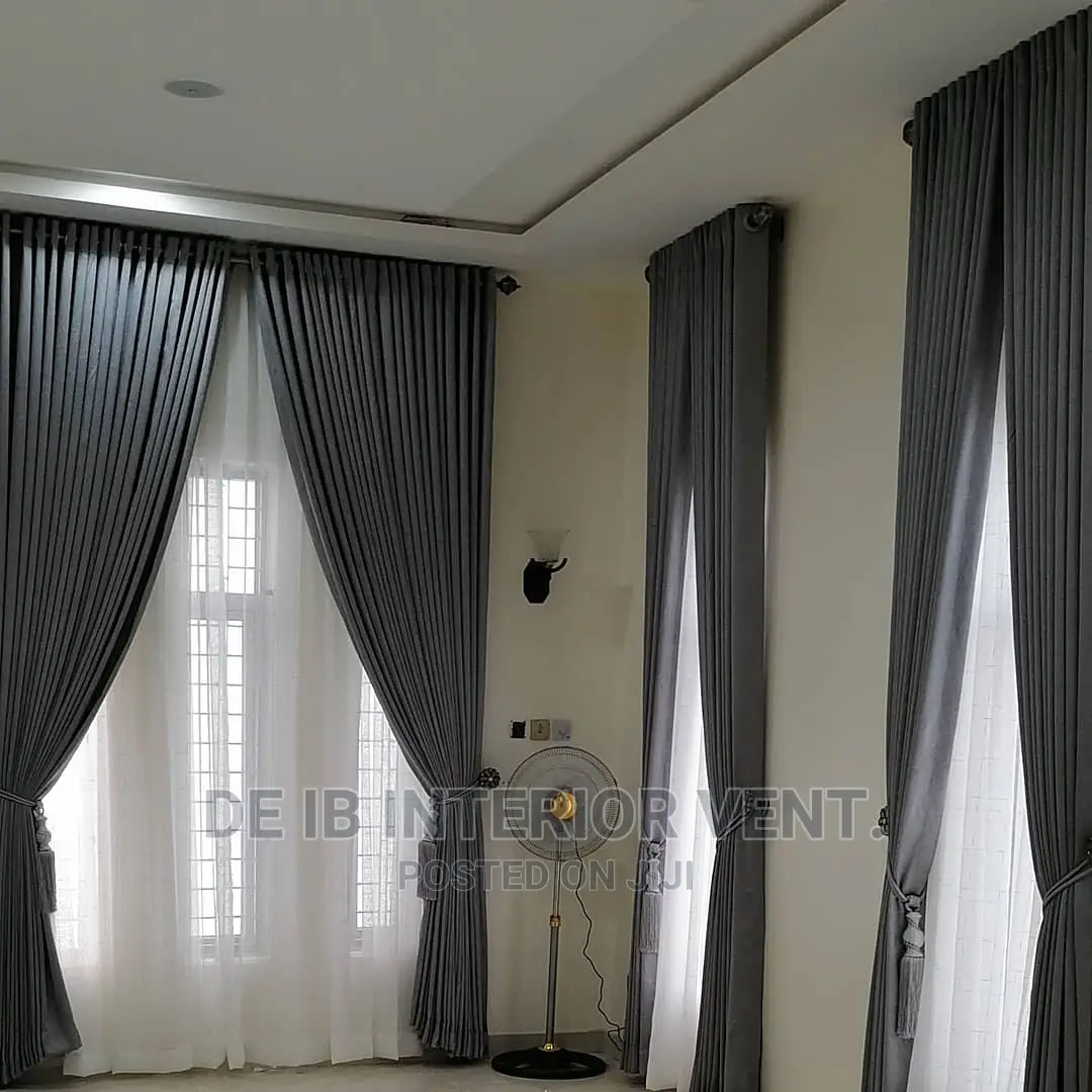 Turkish Design Grey Curtains