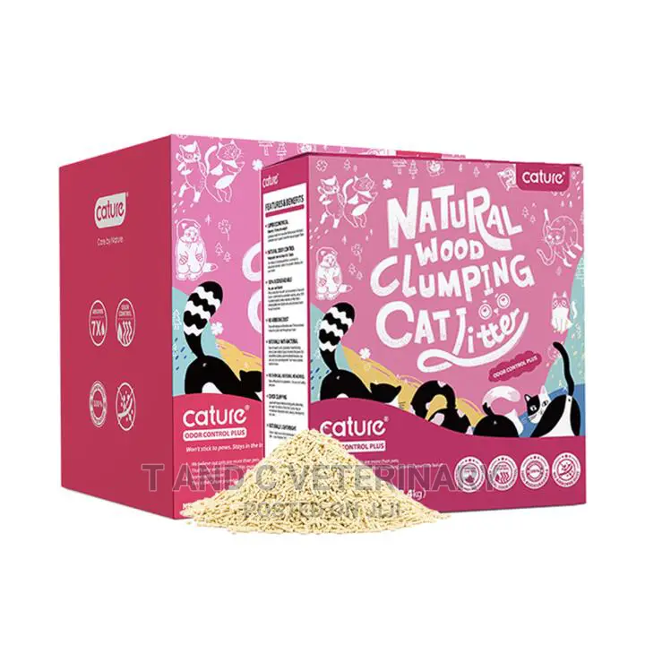 Cature Natural Tofu Clumping Cat Litter 3pcs 8.2kg