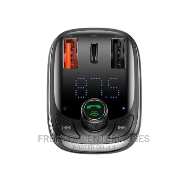 Baseus T Typed Wireless Car MP3 Charger FM Transmitter