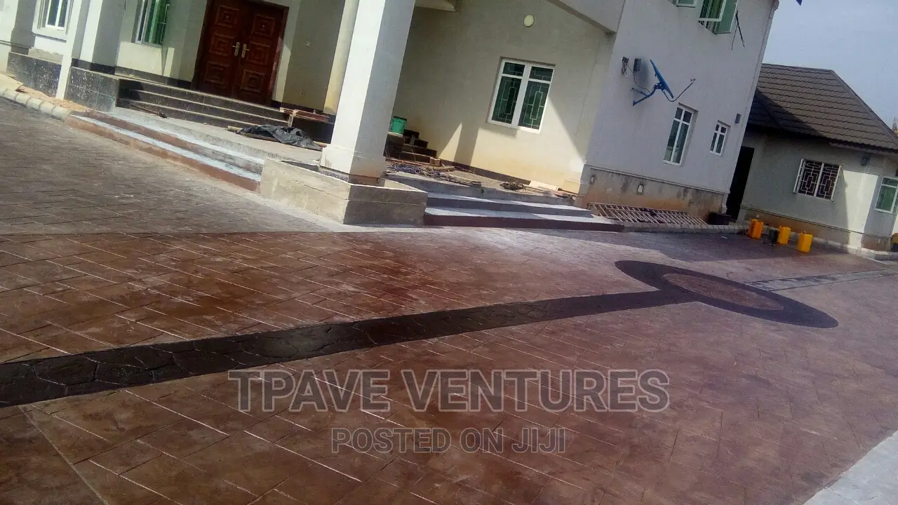 Increte Decorative Stamped Concrete Floor in Nigeria
