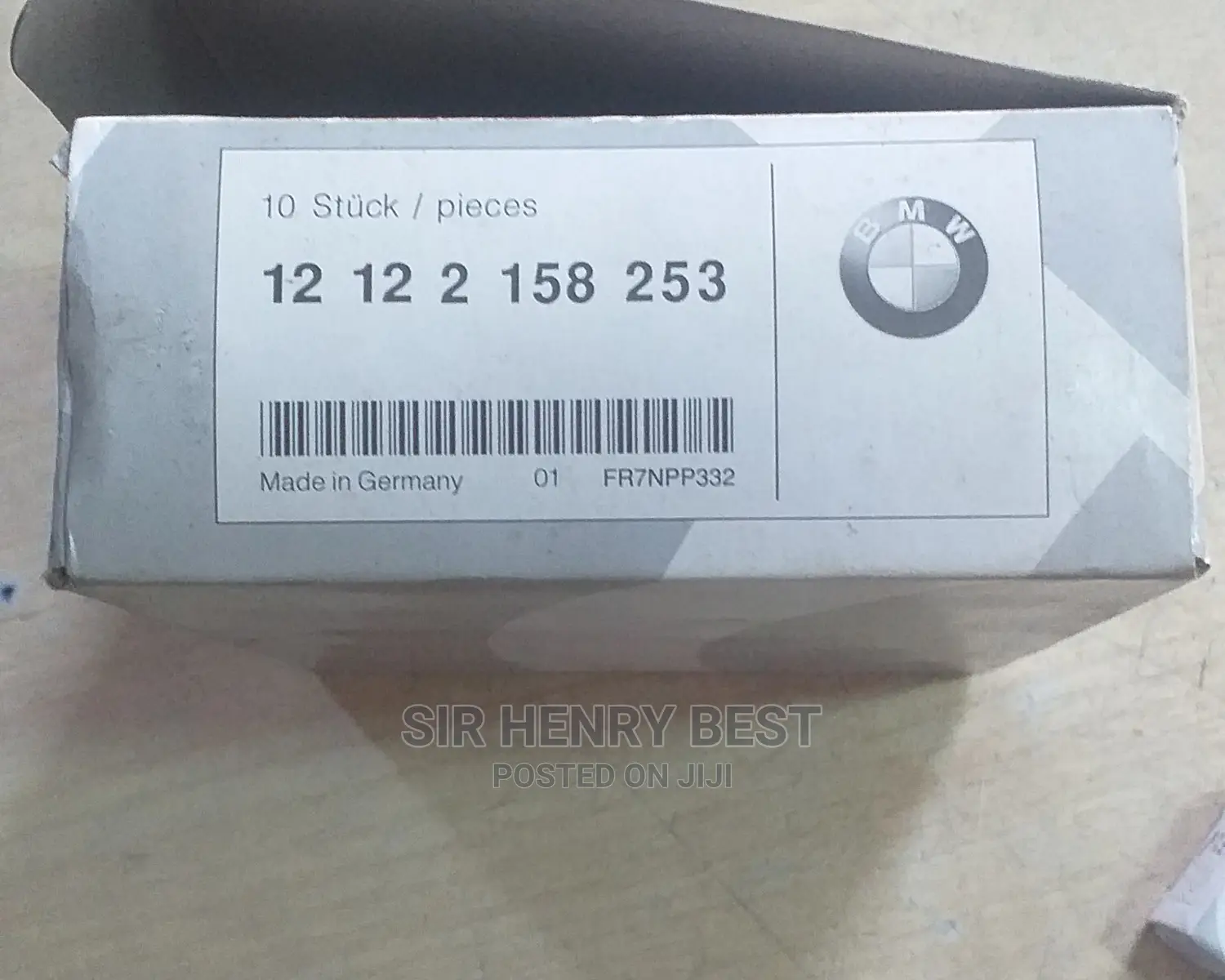 Bmw .Spark Plugs. Oem.12 12 2 158 253