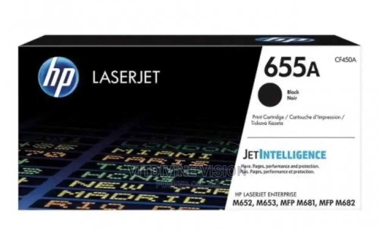 Hp 655a Black Toner Cartridge