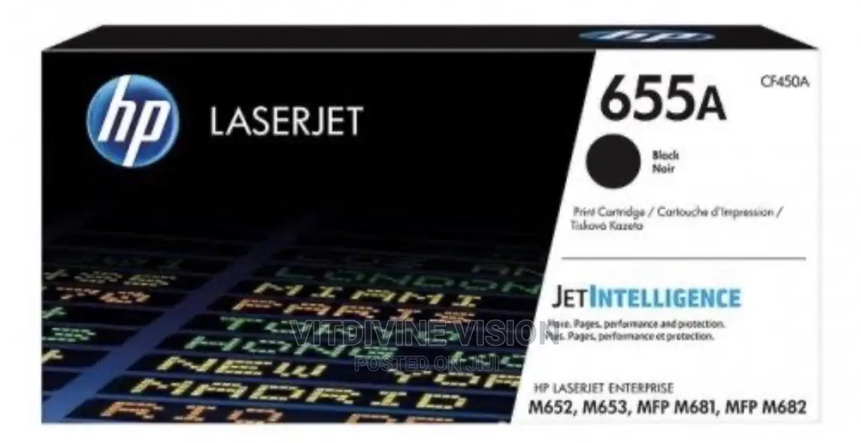 Hp 655a Black Toner Cartridge