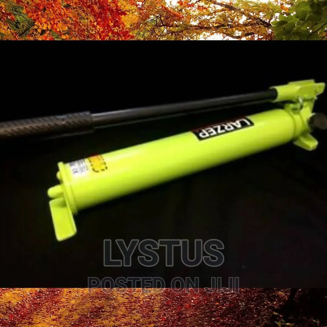 Larzep Single Hydraulic Hand Pump, 2 Stage 700 Bar, 1,200cm3