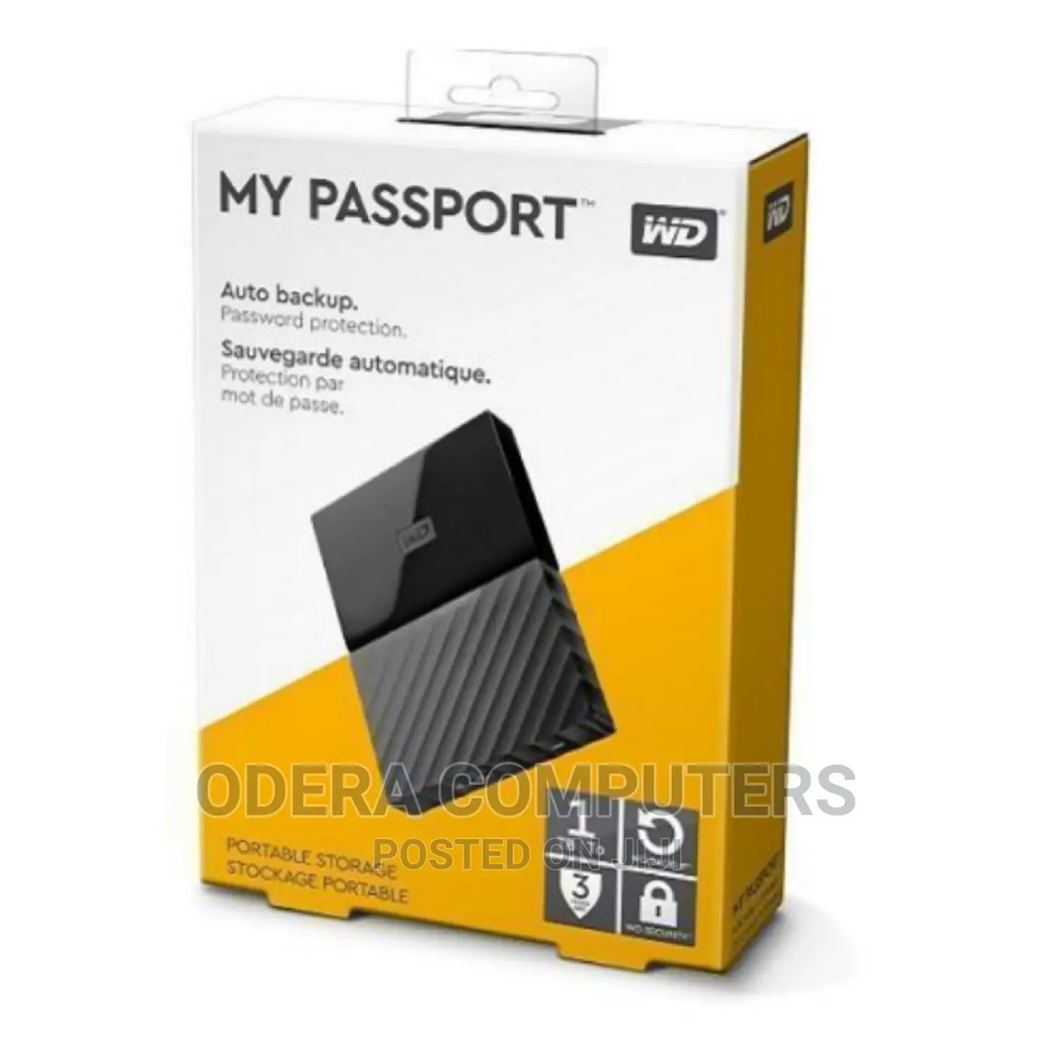 Western Digital WD 1TB My Passport Portable External HD