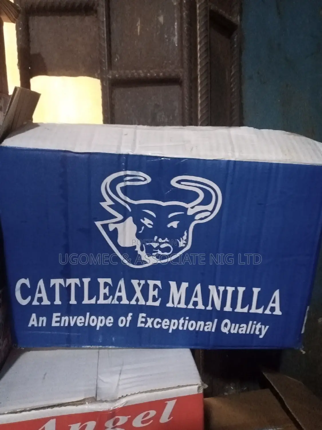 Carton Of Original Brown And White Envelopes.
