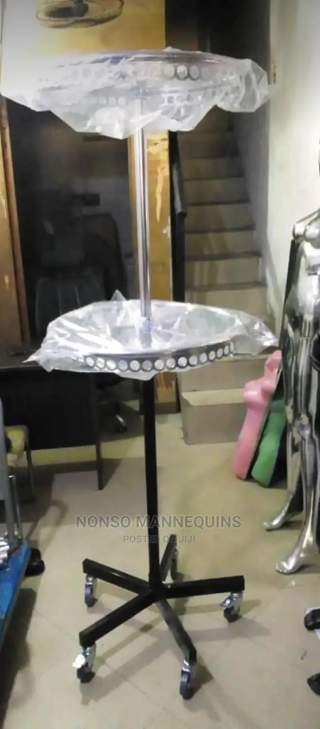 Up Down Double Round Clothes Racks