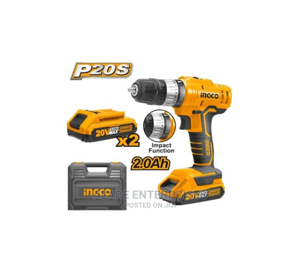 Ingco Industrial Impact Lithium-ion Cordless Drill 20v