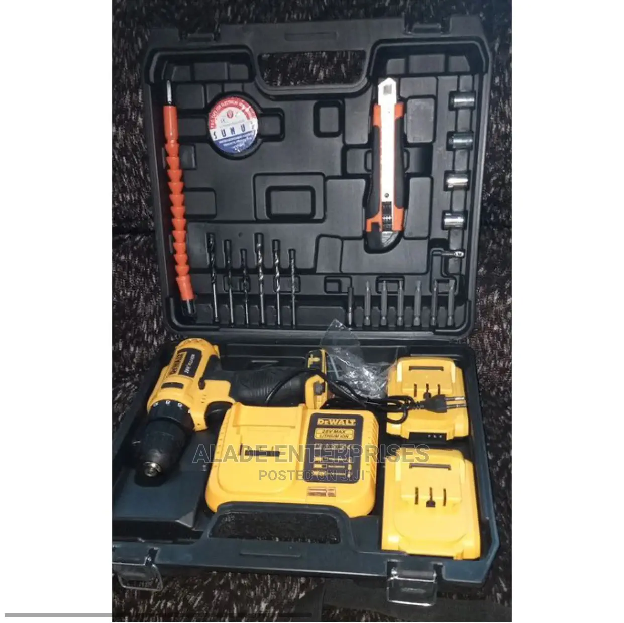 DEWALT 28V Dual Speed Cordless Drill With Accessories FREE
