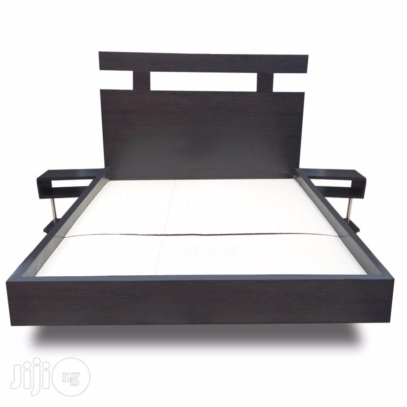 Floating Bed Frame With 2 Side Desks. 4.5ft X 6ft